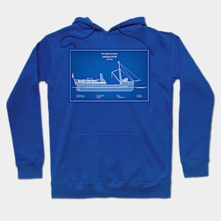 Amaranth Lighthouse Tender United States Coast Guard - ABD Hoodie